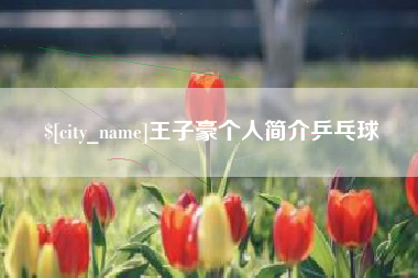 如东王子豪个人简介乒乓球