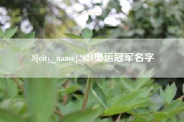 如东2024奥运冠军名字