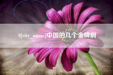 如东中国的几个金牌啊