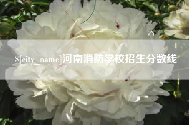 如东河南消防学校招生分数线