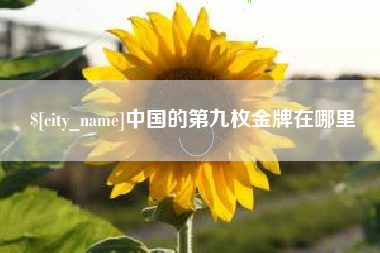如东中国的第九枚金牌在哪里