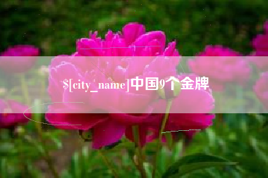 如东中国9个金牌