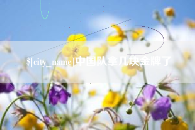 如东中国队拿几块金牌了