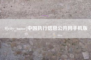 如东中国执行信息公开网手机版