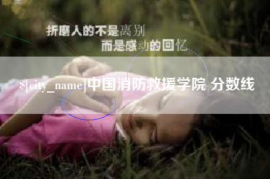 如东中国消防救援学院 分数线