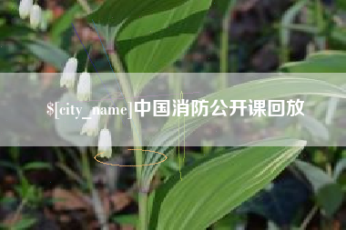如东中国消防公开课回放