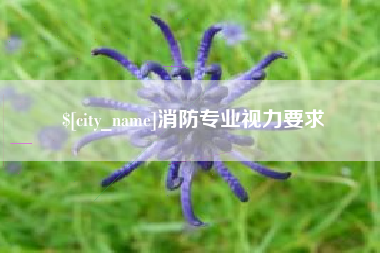 如东消防专业视力要求