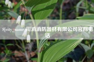 如东川消消防器材有限公司官网电话