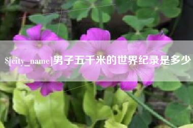 如东男子五千米的世界纪录是多少