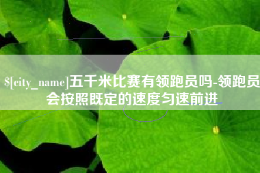 如东五千米比赛有领跑员吗-领跑员会按照既定的速度匀速前进