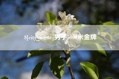 如东男子5000米金牌