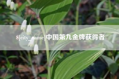 如东中国第九金牌获得者