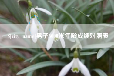 如东男子5000米年龄成绩对照表