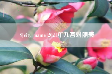 如东2021年九宫对照表