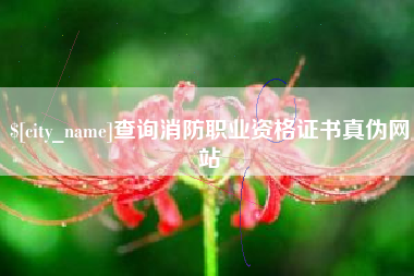 如东查询消防职业资格证书真伪网站
