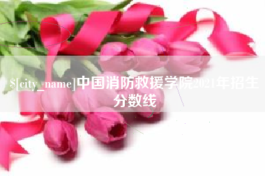 如东中国消防救援学院2021年招生分数线