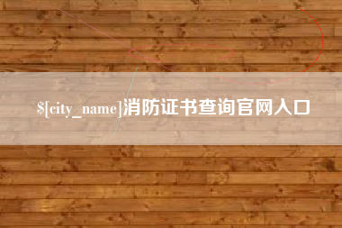 如东消防证书查询官网入口